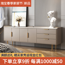 Light extravagant minimalist rock board bedroom TV cabinet plus high bunk bed tail solid wood lockers modern net red living room crossroom cabinet