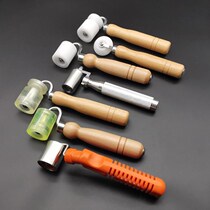 Sticker Wallpaper Wallpaper Special Tool Stainless Steel Press Wheel Titanium Magnesium Aluminum Alloy Handle Seam Flat Press Wheel