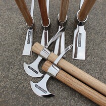 Stainless Steel Small Ocean Pick Outdoor Pick Axe Pure Steel Dig Tree Root Small Sheep Pick Hoe Head Small Pickaxe Head Portable Ice Pick Cross Pick