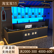 Modern bistro bar bar fashion net red restaurant hot pot shop cashier counter gym KTV front desk customization