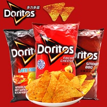 Imported Doritos Doritos super thick cheese nachos 198 4gx3 bags of potato chips leisure puffed snacks