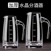 Thickened glass liquor dispenser wine pot household small tie pot foreign wine wine decanter hotel 100ml