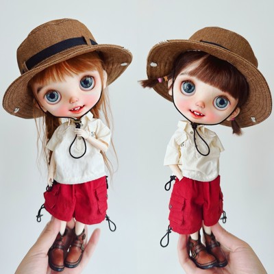 taobao agent [Camping. Shirt] Working/BJD3456 Small cloth blytheob22 baby clothes little dream girl