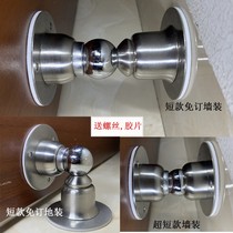 NEW DOOR STOPPER SUCTION DOOR FREE FROM WINDPROOF STRONG STILETTO STAINLESS STEEL WASHROOM ANTI-MAGNETIC WALL DOOR BUMPER DOOR SUCTION SUCTION GROUND SUCTION