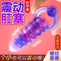 Vibrating anal plug novice size SM ass eye invisible vestibulum prostate massager male masturbator available for men and women