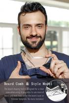 Moustache styling mold Moustache Moulder Moulder Styler Men Care Combed temples Glamouthing Contour Tool
