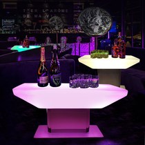 Special Price Commercial Furniture Strip Luminous Table Casual KTV Tea Table Waterproof bar Desk High foot table Wine Bulk Terrace