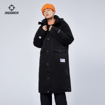 The new winter 2022 men and women long - range wear - resistant basketball loose sports casual cotton coat