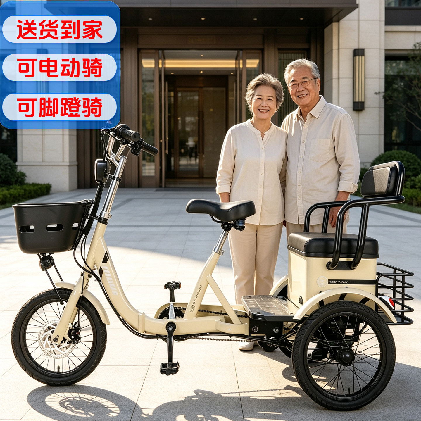 低型电动辅助三轮自行车 电动助力三轮自行车-电动助力三轮自行车促销价格、电动助力三轮自行车