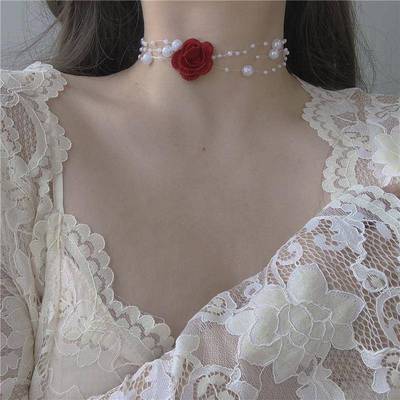 taobao agent Necklace, small choker, design advanced chain for key bag , french style, high-quality style