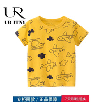(30% discount area) Brand discount store to clean childrens clothing pure cotton summer new product in childrens short - sleeve T - shirt