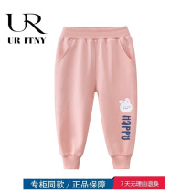 Brand discount store dedicated to the warehouse in 2023 new girls sports pants in the childrens leisure trousers