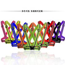 There is no elastic weaving with motorcycle traffic safety construction site night reflective clothes reflective strap