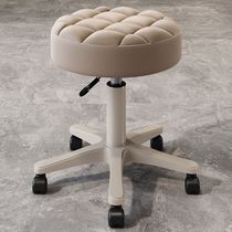 Rotating Chair Pulley Mechia Hairdresver stool Beauty stool High-foot round stool Front desk High footstool can lift up bar