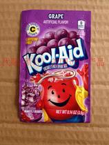 US original imported Kraft Kool-Aid 100% vc can flush 200ml mineral water (grape)