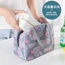 Aluminum foil lunch box bag handbag female student insulation bag multi-functional waterproof Korean insulation bag large lunch bag