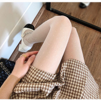 Japanese white silk socks female spring and summer thin Lolita lolita milk white pantyhose jk black wire anti-hook socks
