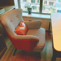 Computer chair home Nordic leisure single backrest lazy sofa study office table and chair comfortable seat small apartment