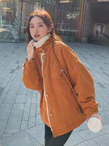 Short Parker Padded Womens Winter Coat 2022 New Design Small Korean Style Gentle Plus Velvet Thick Cotton Coat
