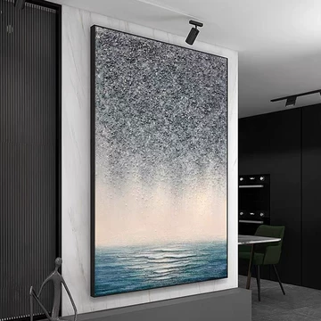 立体 純手描きの油絵 抽象画 玄関飾り 応接間掛画 廊下壁画 純手描き