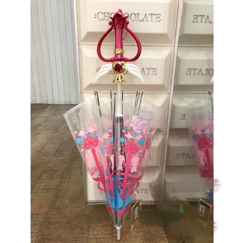 Оригинальный милый светящийся неоновый зонтик, Сэйлор Мун