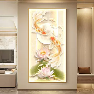 荷花九鲤图轴-荷花九鲤图轴促销价格、荷花九鲤图轴品牌- 淘宝