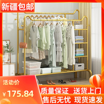 Xinjiang landing hanger household bedroom underwear storage shelf simple balcony to move drying clothes