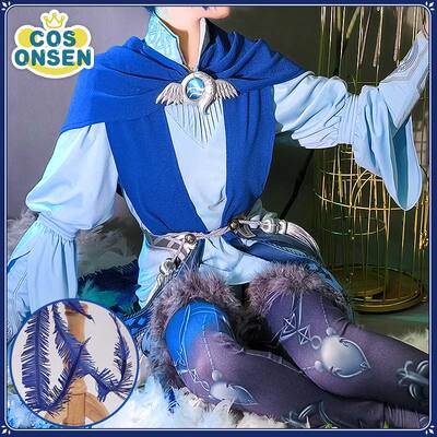 taobao agent COSONSEN Final Fantasy 14COS Meetian FF14 Xiaoyue's final 焉 Little Blue Bird Cosplay clothing