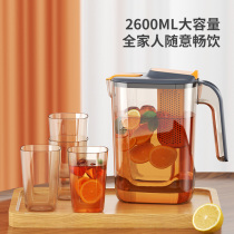Refrigerator Cold Kettle Household Large Capacity Cool Kettle Suit Food Grade Summer Drink Bucket High Temperature Resistant Fruit Teapot
