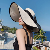 Straw Hat Woman Sanya Sea Cap Outbound Shade Cap Resort Sun Hat Sun Engine Hat Summer Net Red