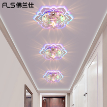 Simple led Crystal aisle Light Corridor light embedded colorful lotus spot lamp hole lamp modeling light porch into the home
