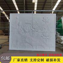 EPS foam embossed villa exterior wall decoration embossed European style mountain flower square flower door head decoration