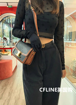 Suitable for CELINE Celine Triomphe Golden lock Kai Arc door Old floral printed envelope armband bag