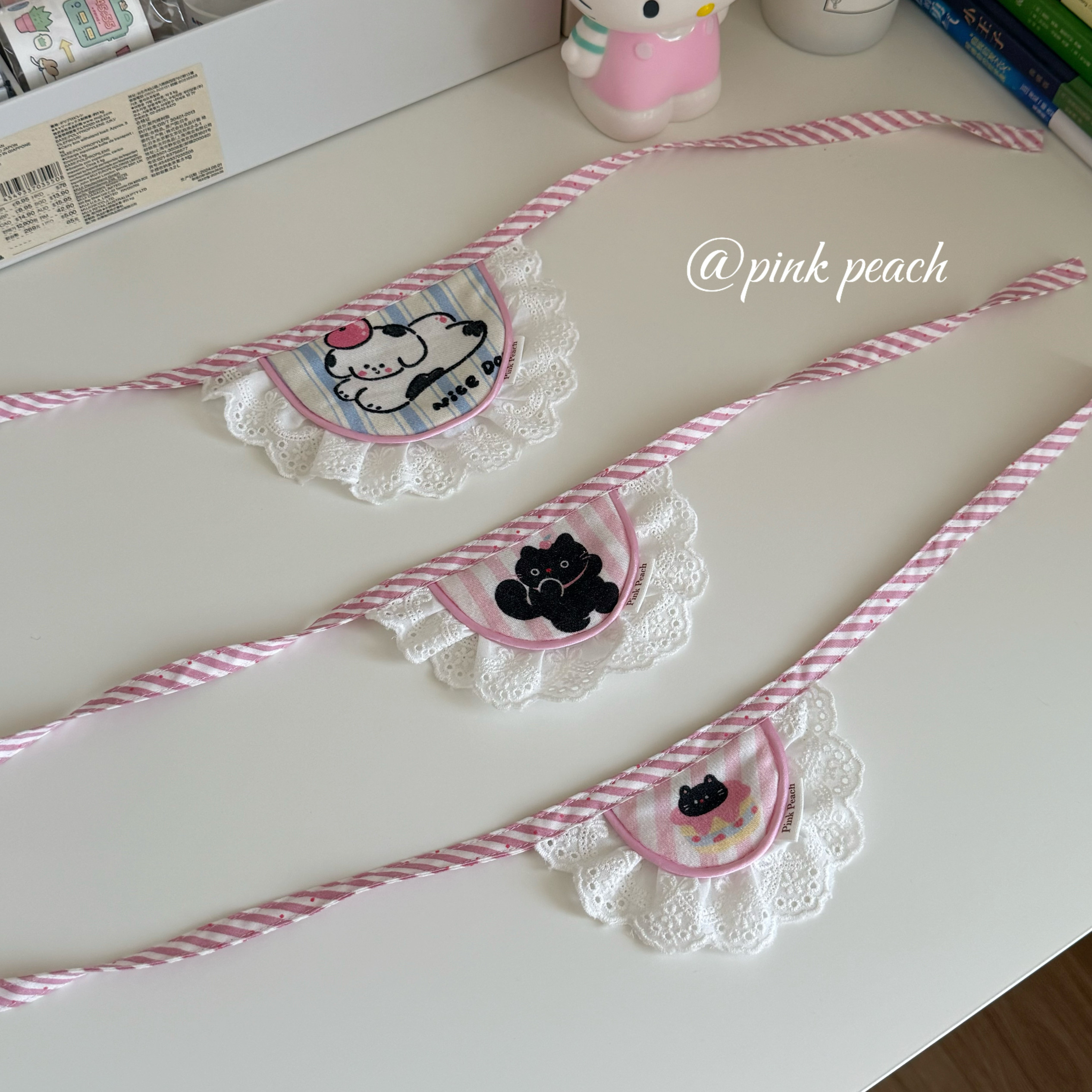 🐱pinkpeach宠物口水巾｜让宠物更萌拍出更好看📷-宠物-淘宝好物网