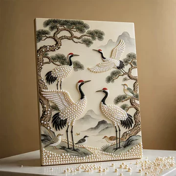 松鹤延年钻石画-松鹤延年钻石画促销价格、松鹤延年钻石画品牌- 淘宝
