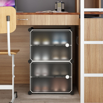Dormitory small shoe shelf storage artifact Rental door college student bedroom table under the narrow shoe cabinet simple transparent shoe box