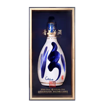 Amazon.co.jp: 青花汾酒 (ふんしゅ) 30年陳醸 53度 500ml : 食品