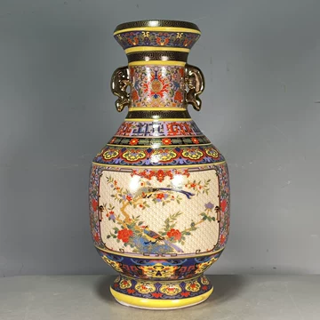 大清雍正年製款・粉彩・八桃紋・天球瓶』極細工・置物・古賞物・古董・ 清雍正景德镇窑粉彩蝠桃纹瓶-清雍正景德镇窑粉彩蝠桃纹瓶促销价格、清