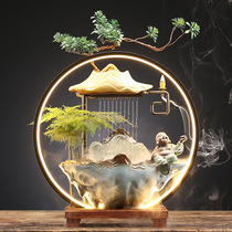 Flow water production ornaments living room circulation water flow device desktop fish tank home accessories Zhaocai opening gift
