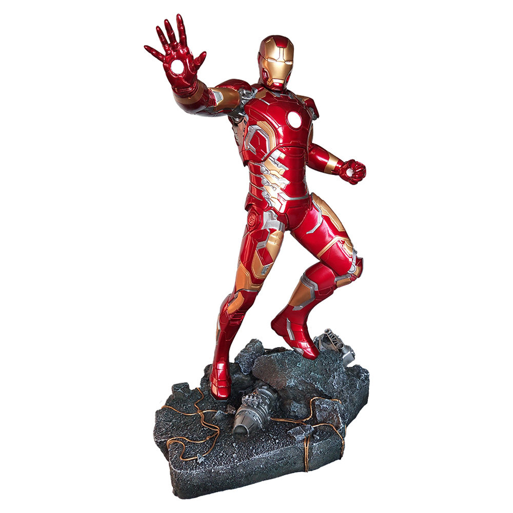 Iron Man MK43 어벤져 스 4 Marvel Hand -Made Swing Resin 모델 생일 선물