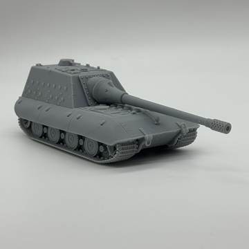 E100坦克歼击车 144 100 72 48比例可选 3d打印坦克模型