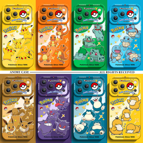 Pokemon Pikachu Charmander Anime iPhone Case