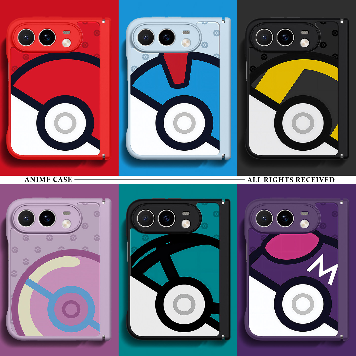 Pokemon Pokeball Foldable iPhone Case