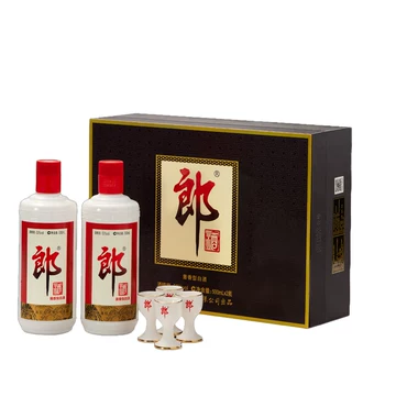 53度郎牌郎酒（双瓶礼盒 装） 郎酒红花郎10双瓶礼盒：53度500mL*2瓶，送礼必备的高端酱香型