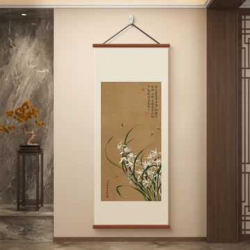 宋徽宗 琴园 中国画 掛け軸 水墨画 和室 玄関 茶室 壁掛け 美術品 宋式挂画卷轴-宋式挂画卷轴促销价格、宋式挂画卷轴品牌- 淘宝