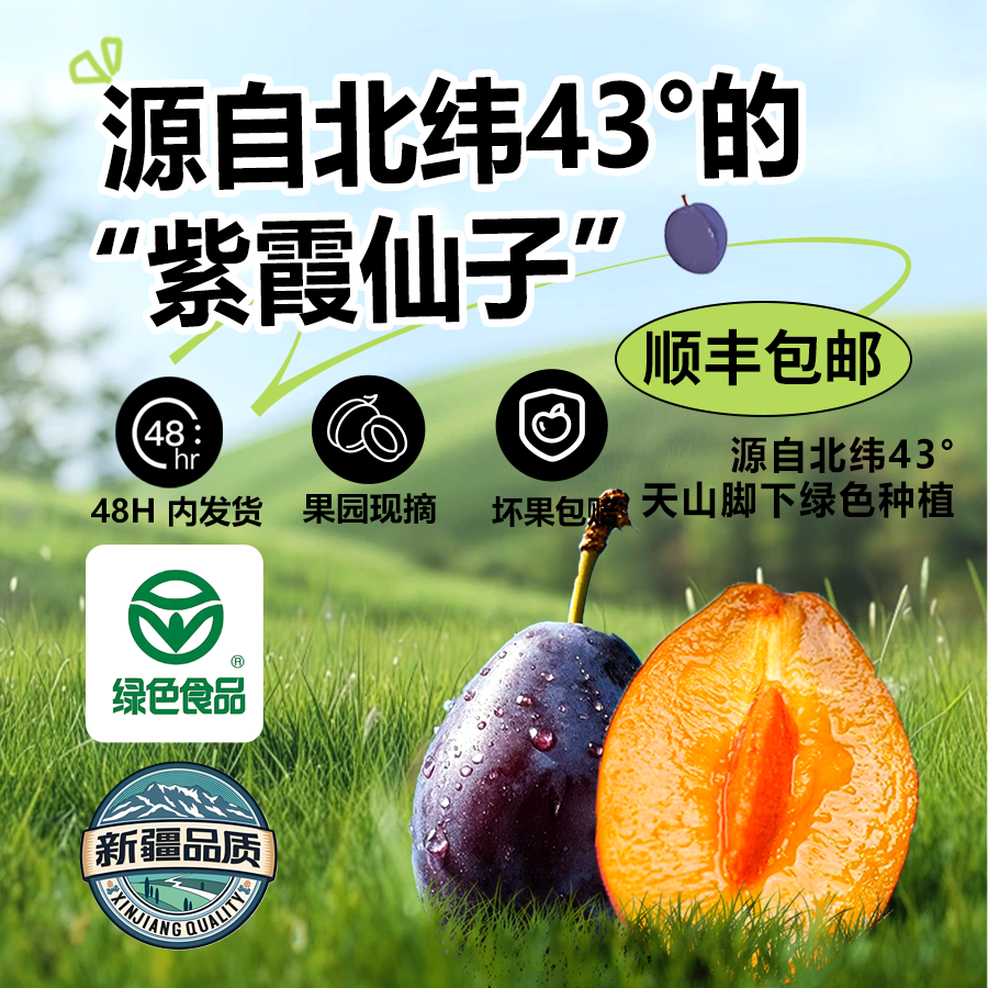 伊犁天山花海深处的梅西梅绿食品：25年新疆味道的秘密-旅游-淘宝好物网, image size:900x900