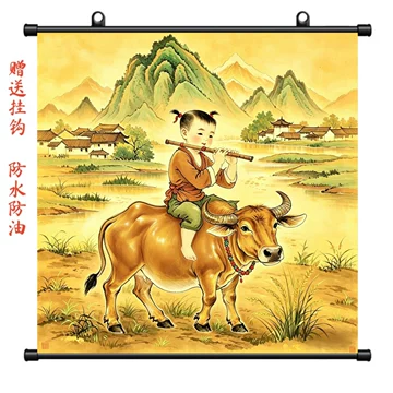 牧童骑牛挂画-牧童骑牛挂画促销价格、牧童骑牛挂画品牌- 淘宝