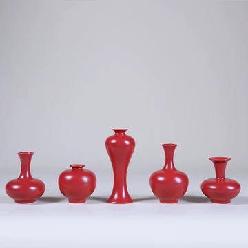 朱砂红釉陶瓷花瓶-朱砂红釉陶瓷花瓶促销价格、朱砂红釉陶瓷花瓶品牌- 淘宝