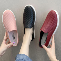 Rain shoes womens fashion models wear shallow flat water shoes summer short tube low-top light non-slip kitchen Womens rain boots