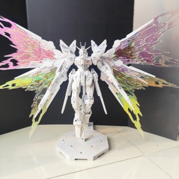 長龍 1/100 MGEX 暮光ホワイト 光翼付き プラモデル 长龙MGEX暮光白高达-长龙MGEX暮光白高达促销价格、长龙MGEX暮光白高达